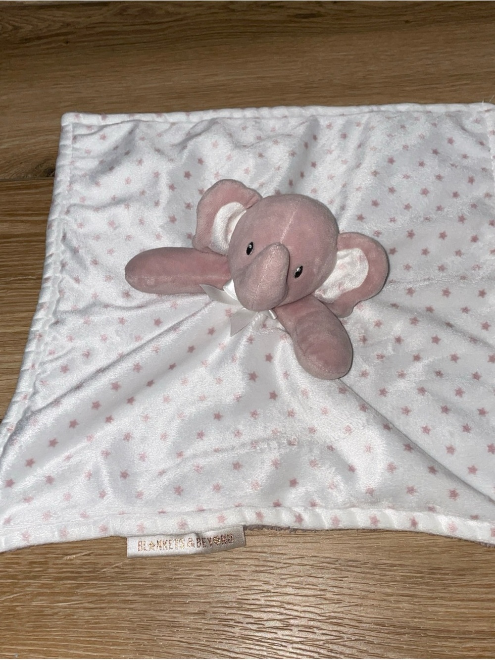 Blankets & Beyond Elephant Lovey Baby Security Blanket